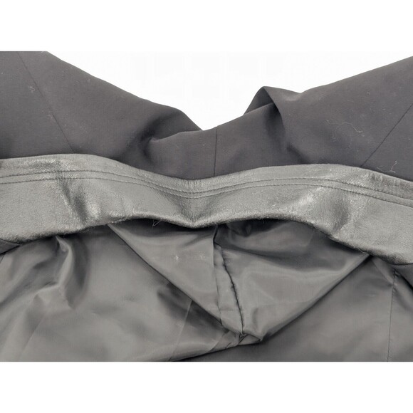 Tahari Arthur S. Levine Black Faux Leather Trim Women's Office Blazer Size 4 Sml - Picture 3 of 7